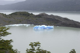 Grey Gletscher Eisberg