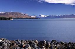 Lake Pukaki mit dem Mt. Cook