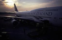 Air Newzealand Jumbo in Frankfurt