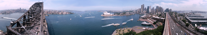 Sydney Panorama vom Pylon Lookout